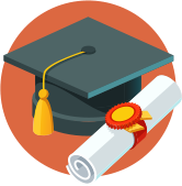 Student success tracking icon